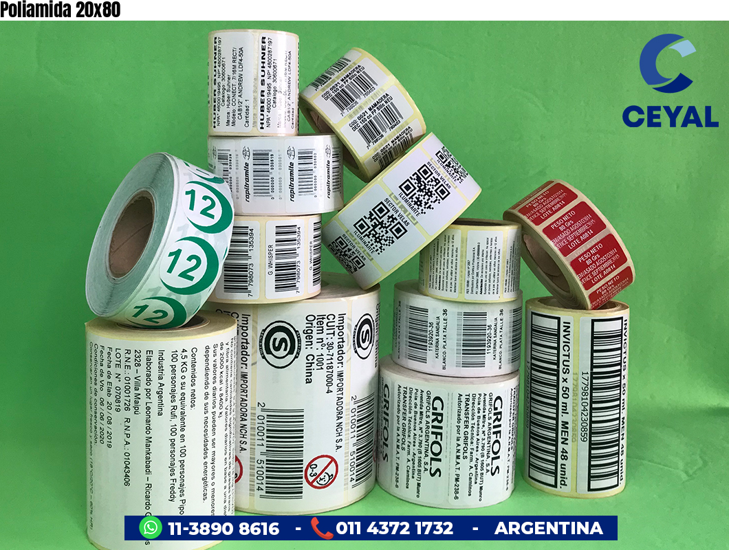 Poliamida 20x80