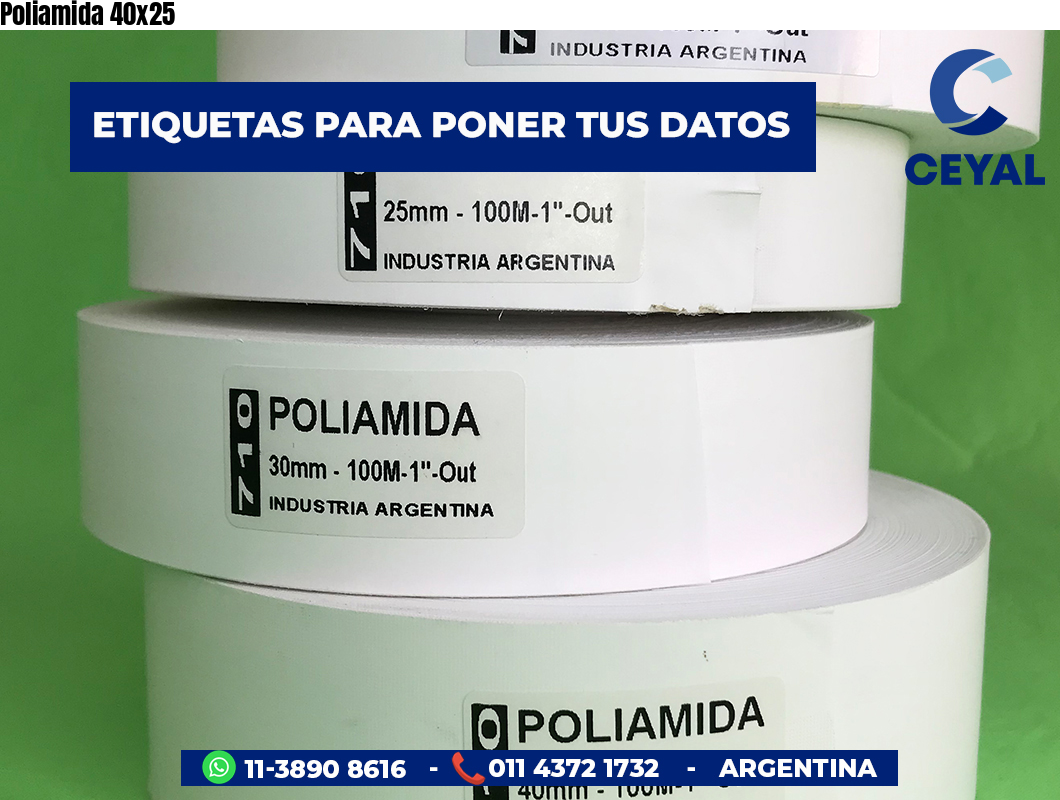 Poliamida 40×25