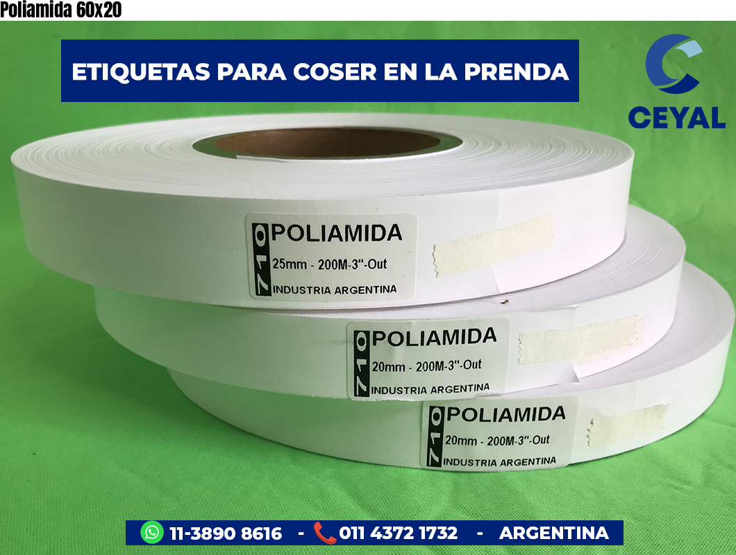 Poliamida 60×20