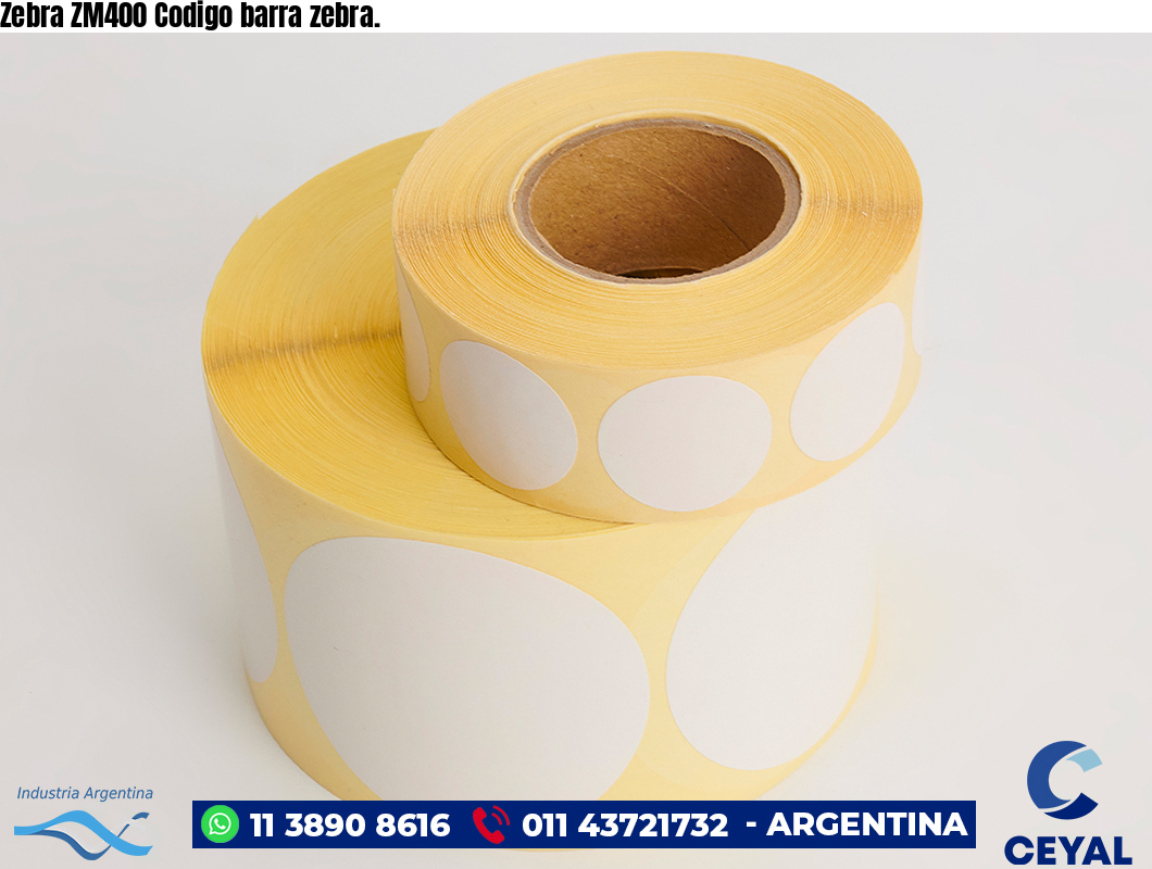 Zebra ZM400 Codigo barra zebra.