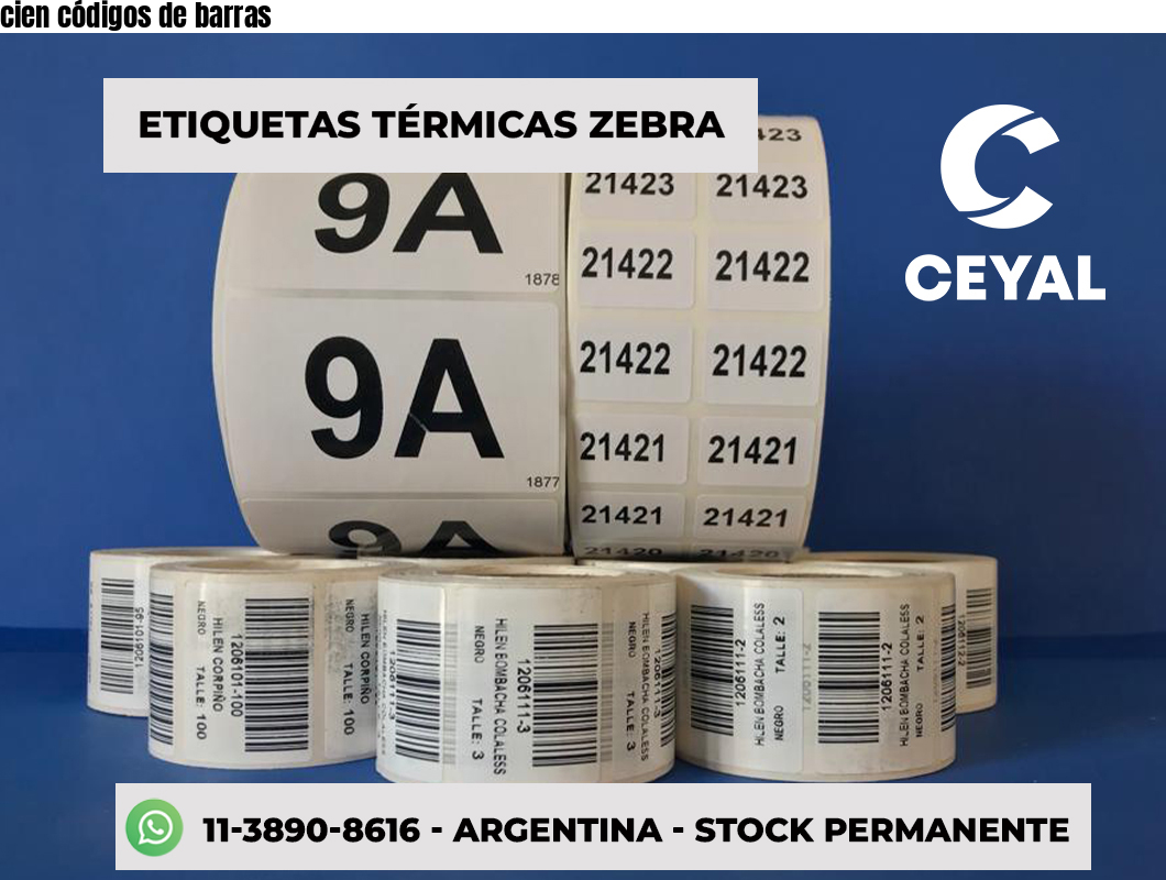 cien códigos de barras