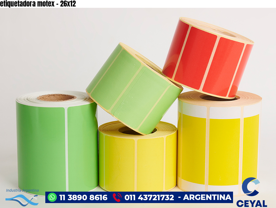 etiquetadora motex - 26x12