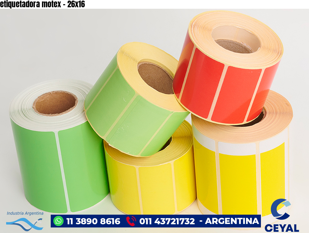 etiquetadora motex - 26x16