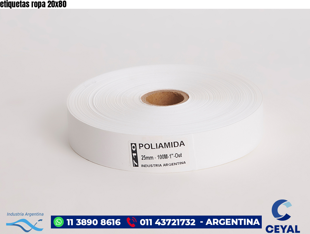 etiquetas ropa 20×80