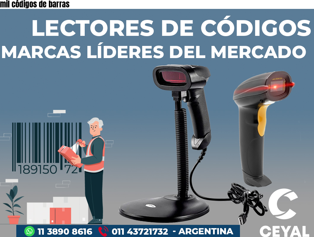 mil códigos de barras