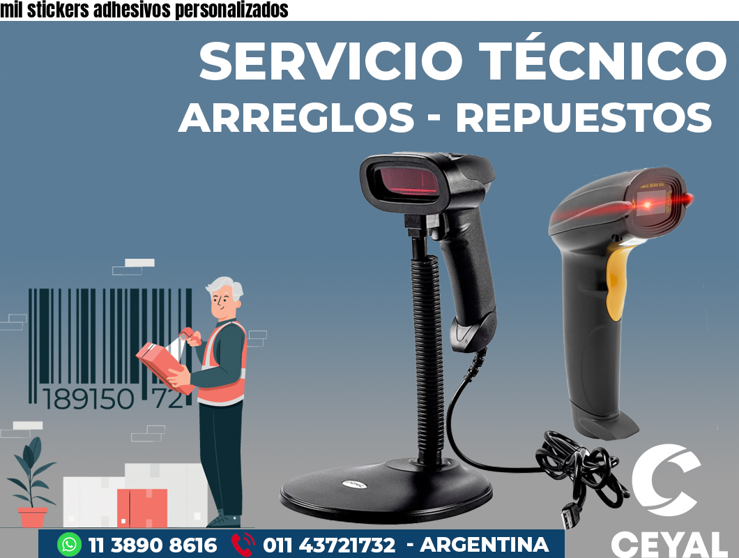 mil stickers adhesivos personalizados