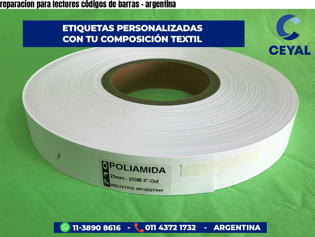 reparacion para lectores códigos de barras - argentina
