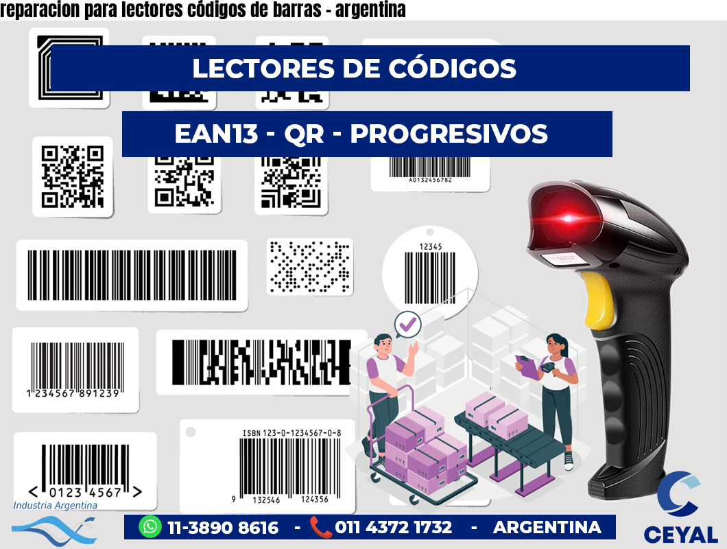 reparacion para lectores códigos de barras - argentina