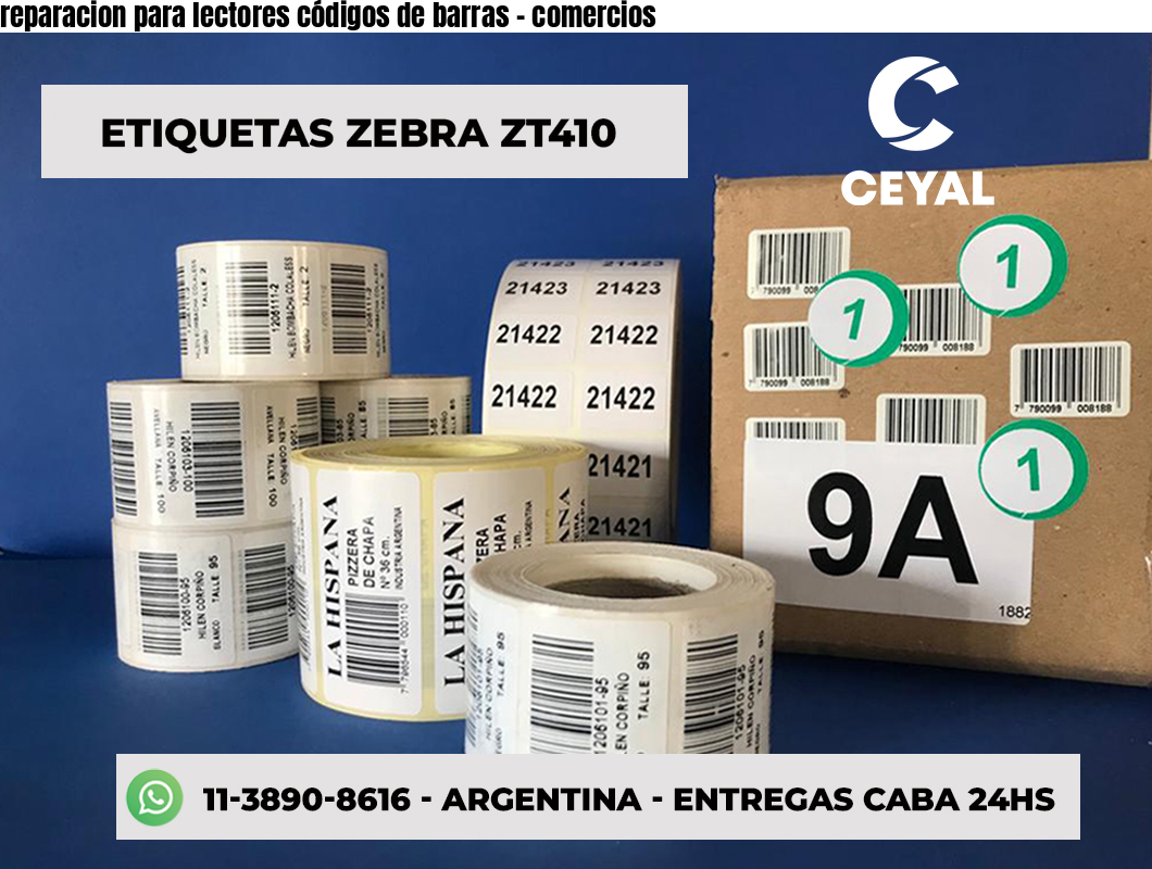 reparacion para lectores códigos de barras - comercios