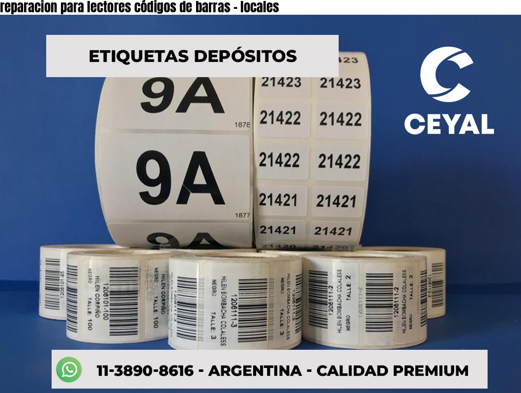 reparacion para lectores códigos de barras - locales