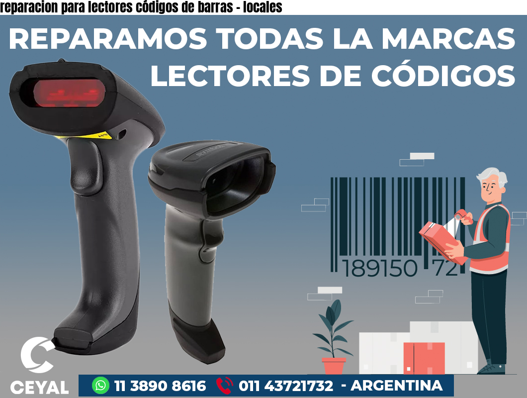 reparacion para lectores códigos de barras – locales
