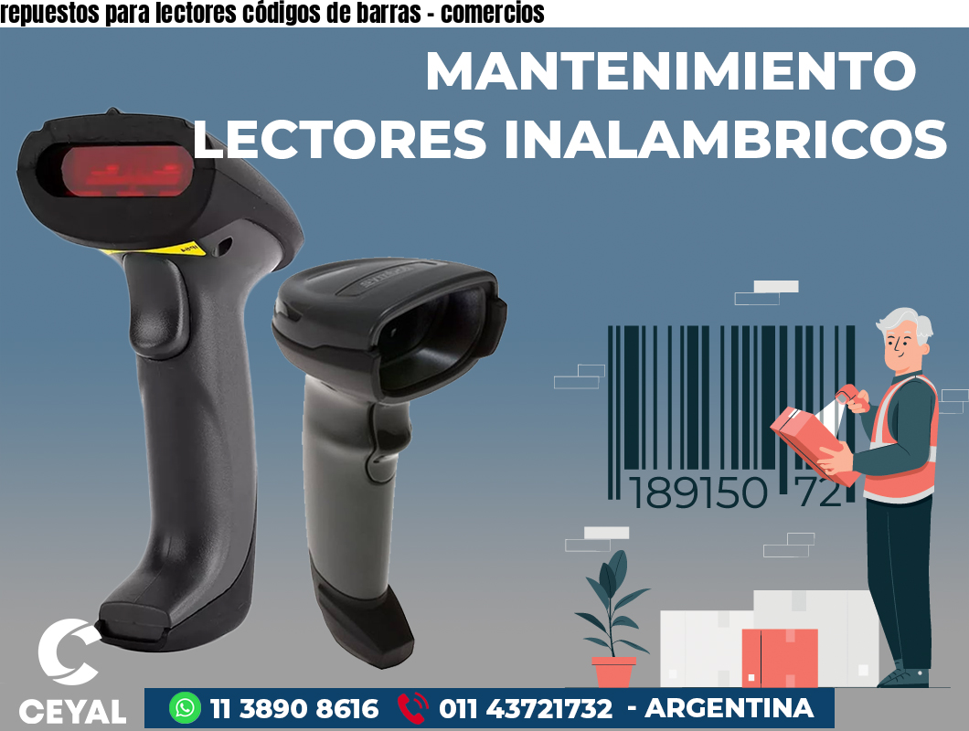 repuestos para lectores códigos de barras – comercios