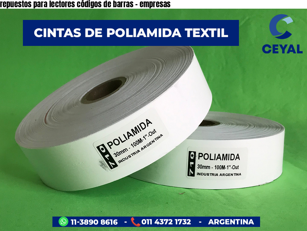 repuestos para lectores códigos de barras - empresas