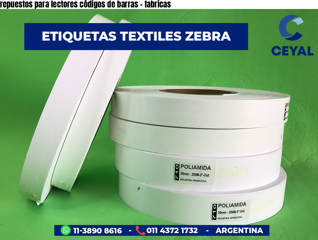 repuestos para lectores códigos de barras - fabricas