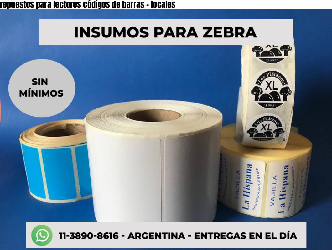 repuestos para lectores códigos de barras - locales