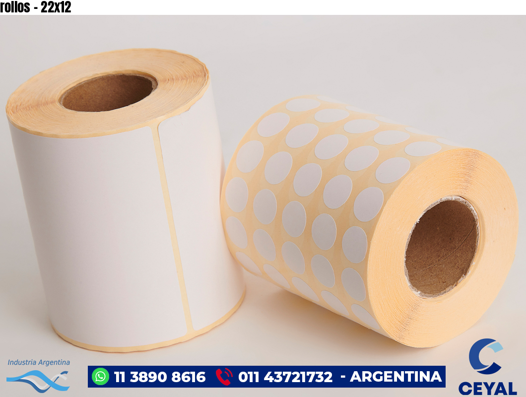 rollos - 22x12