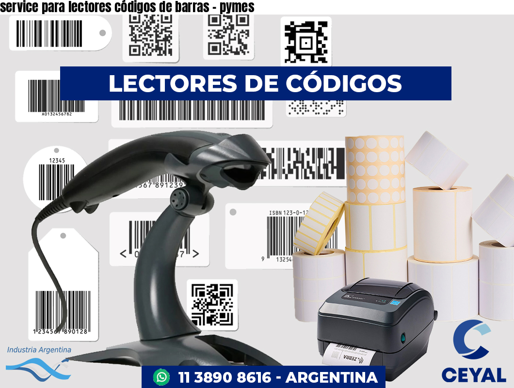 service para lectores códigos de barras - pymes