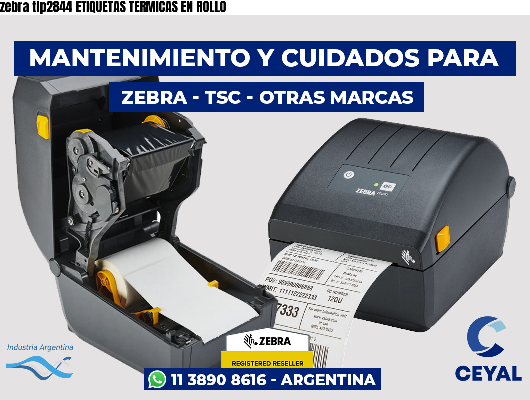 zebra tlp2844 ETIQUETAS TERMICAS EN ROLLO