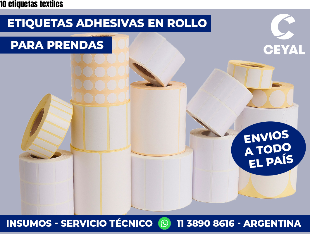10 etiquetas textiles