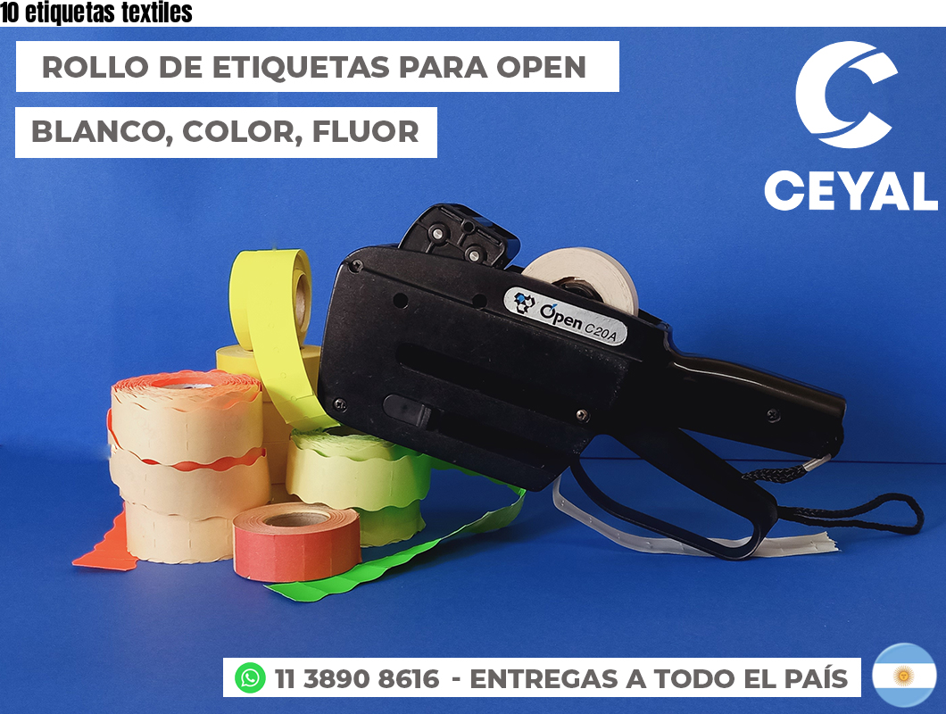 10 etiquetas textiles
