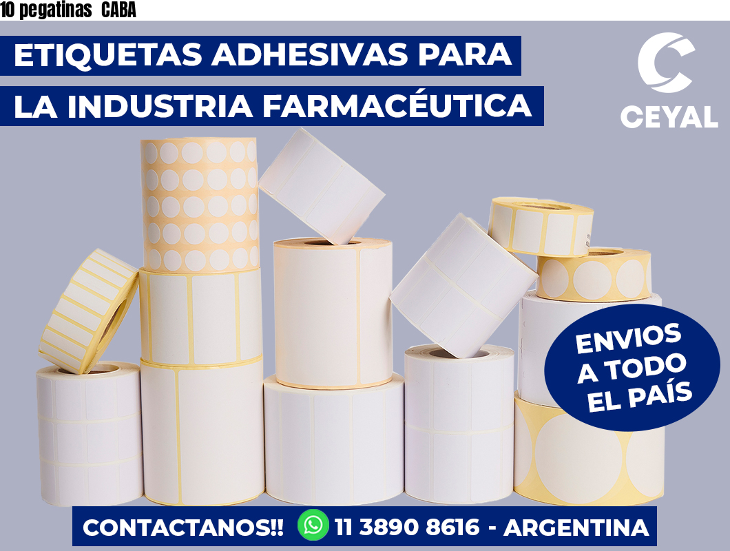10 pegatinas CABA