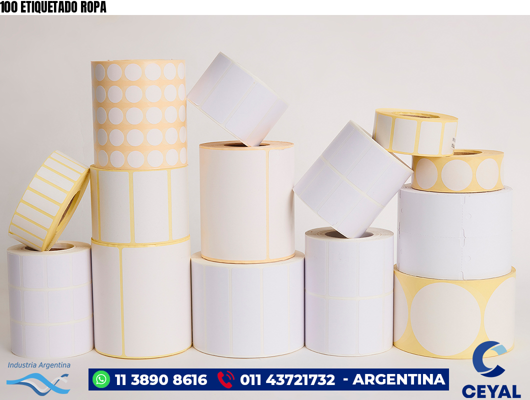 100 ETIQUETADO ROPA