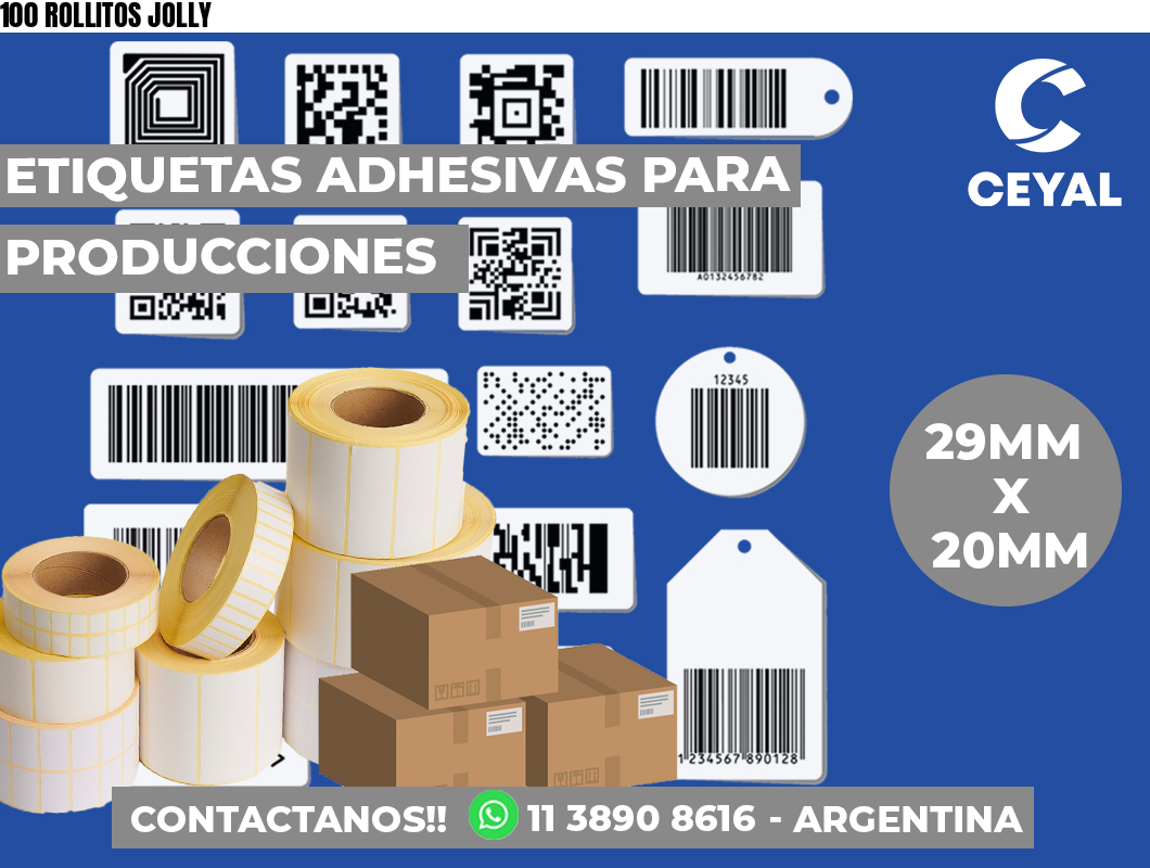 100 ROLLITOS JOLLY