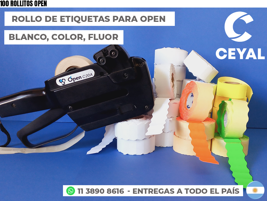 100 ROLLITOS OPEN