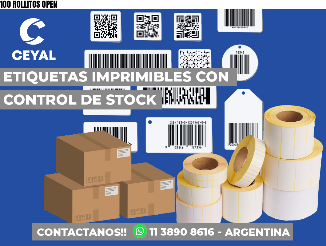 100 ROLLITOS OPEN