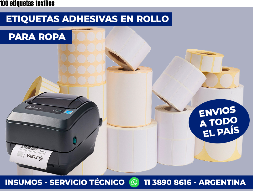 100 etiquetas textiles