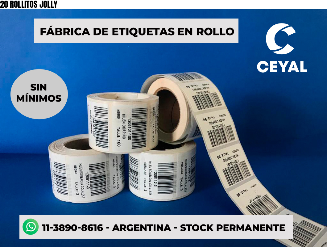 20 ROLLITOS JOLLY