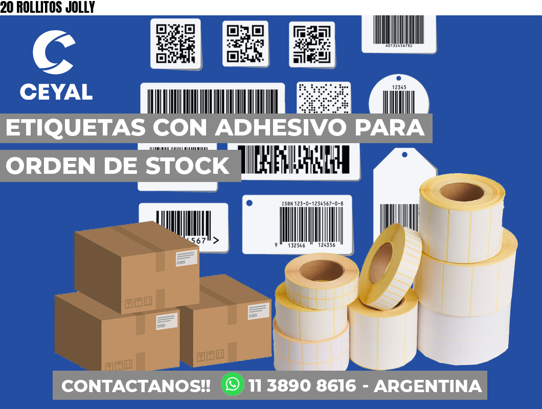 20 ROLLITOS JOLLY
