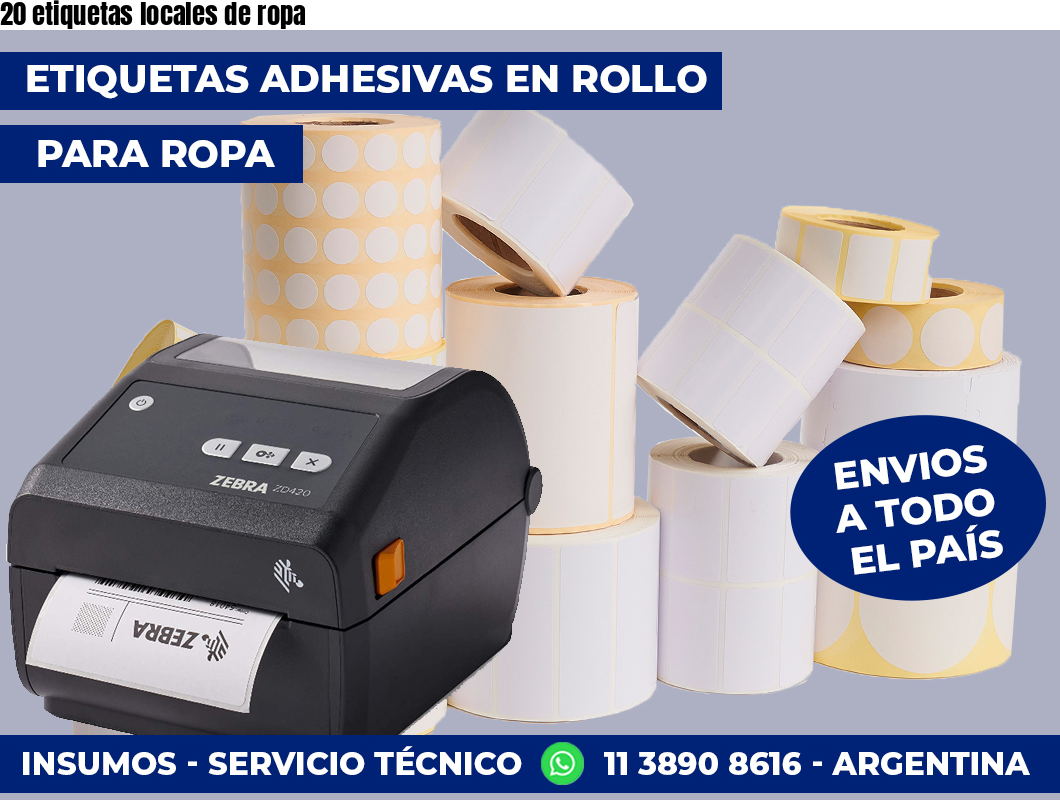 20 etiquetas locales de ropa