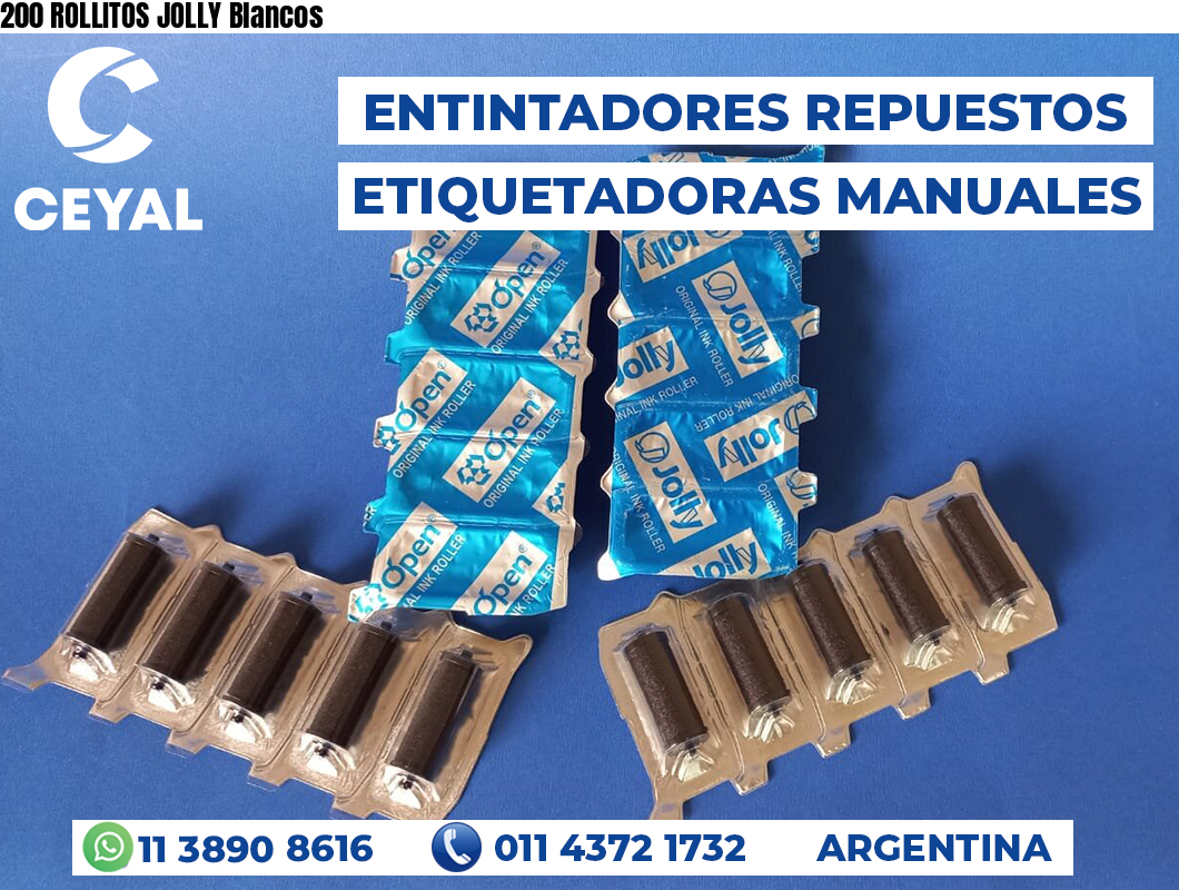 200 ROLLITOS JOLLY Blancos
