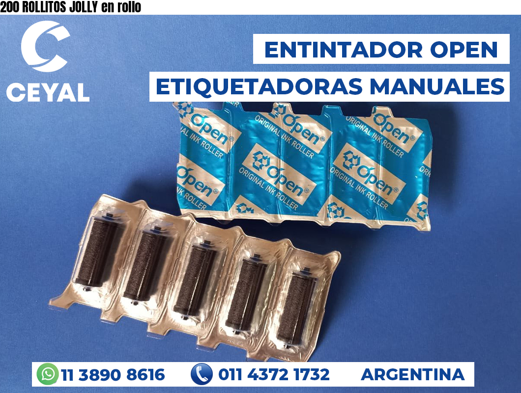 200 ROLLITOS JOLLY en rollo