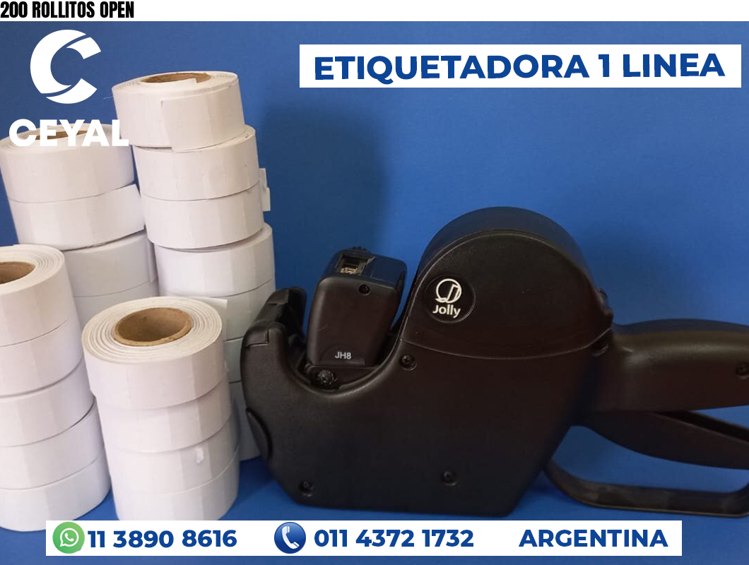 200 ROLLITOS OPEN