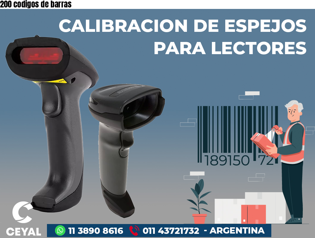 200 codigos de barras