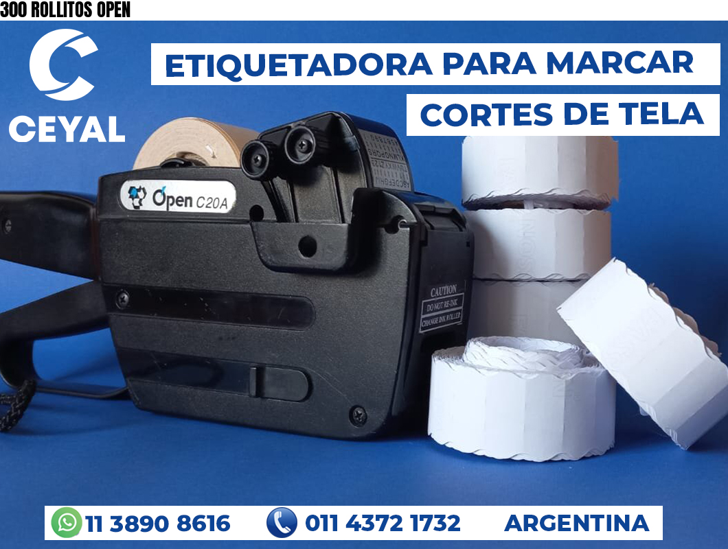300 ROLLITOS OPEN