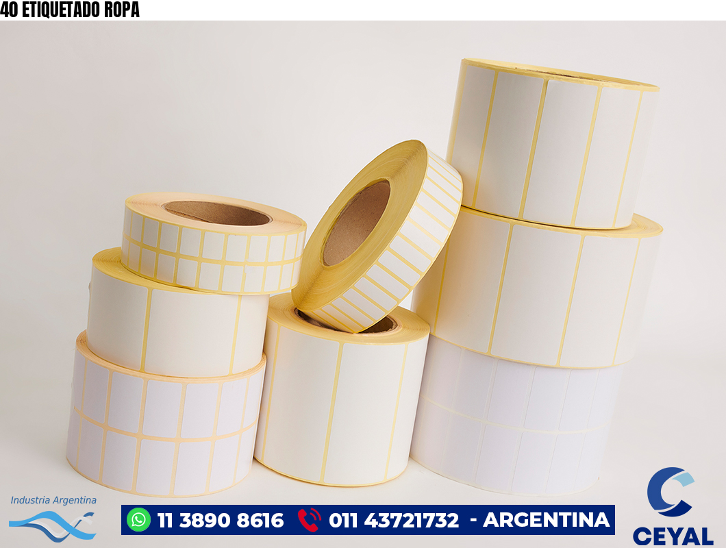 40 ETIQUETADO ROPA