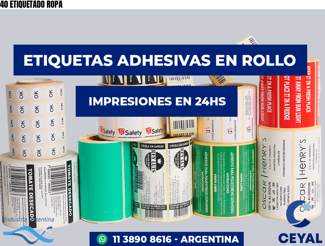 40 ETIQUETADO ROPA