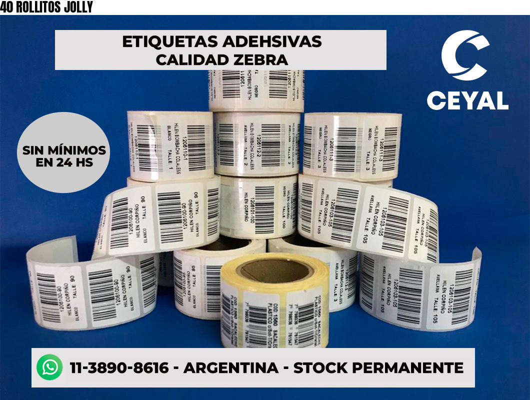 40 ROLLITOS JOLLY