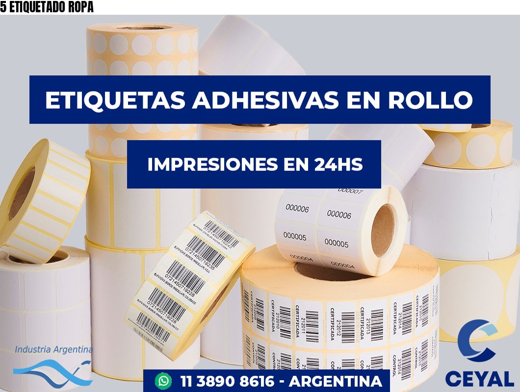 5 ETIQUETADO ROPA