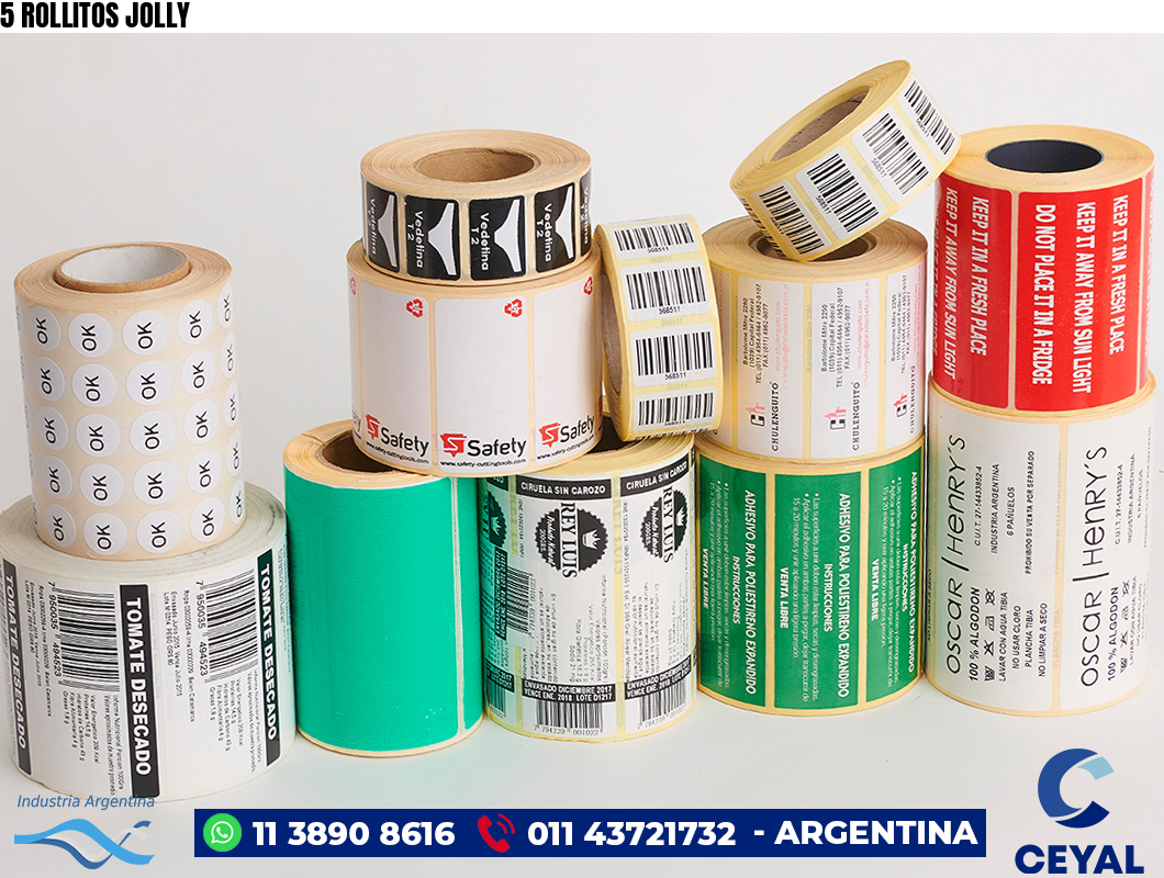 5 ROLLITOS JOLLY