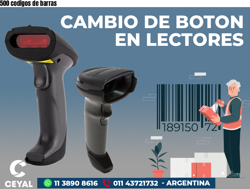 500 codigos de barras