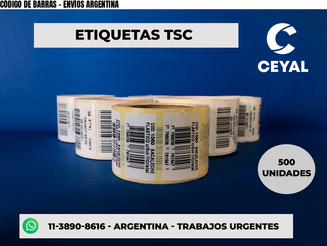 CÓDIGO DE BARRAS - ENVÍOS ARGENTINA