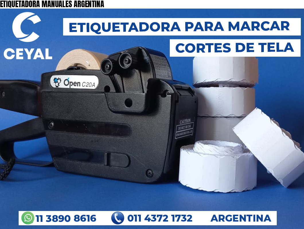 ETIQUETADORA MANUALES ARGENTINA
