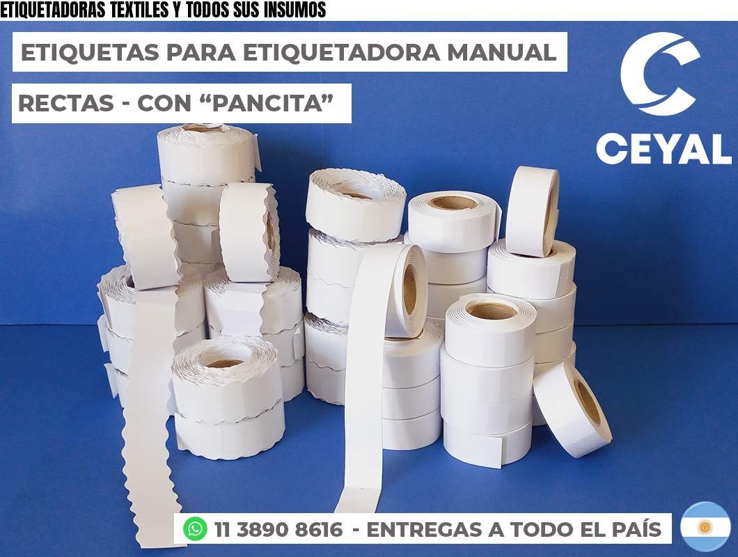ETIQUETADORAS TEXTILES Y TODOS SUS INSUMOS