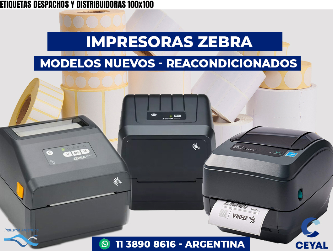 ETIQUETAS DESPACHOS Y DISTRIBUIDORAS 100x100