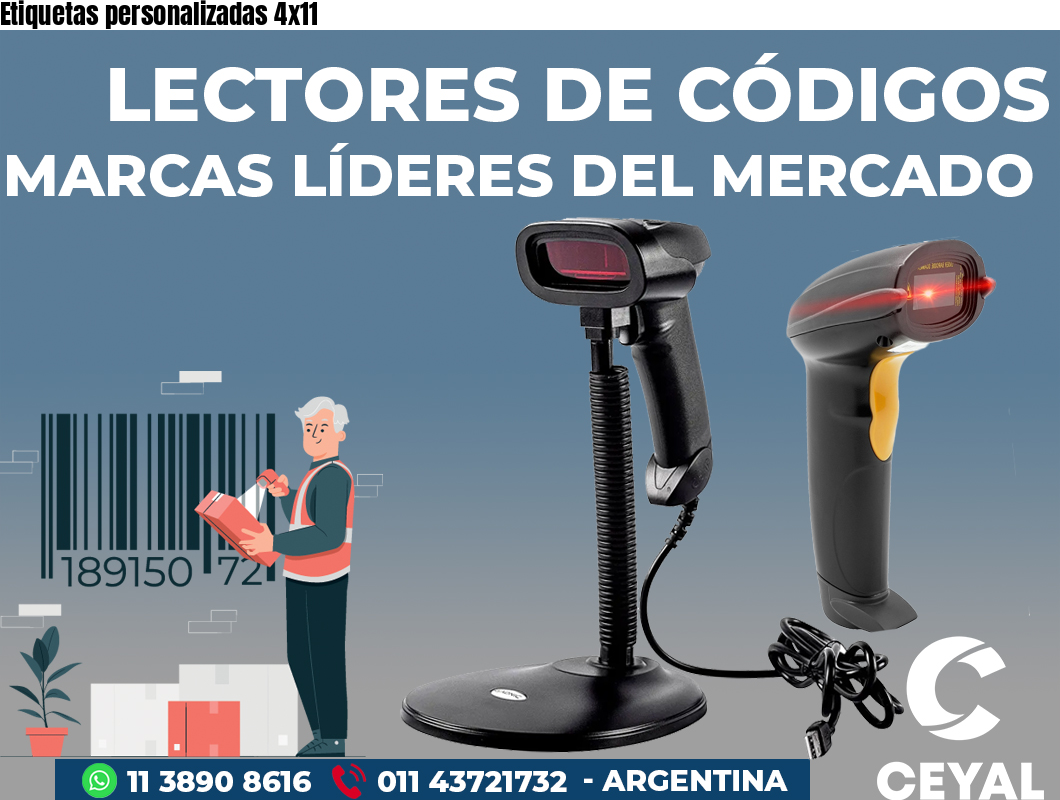 Etiquetas personalizadas 4x11