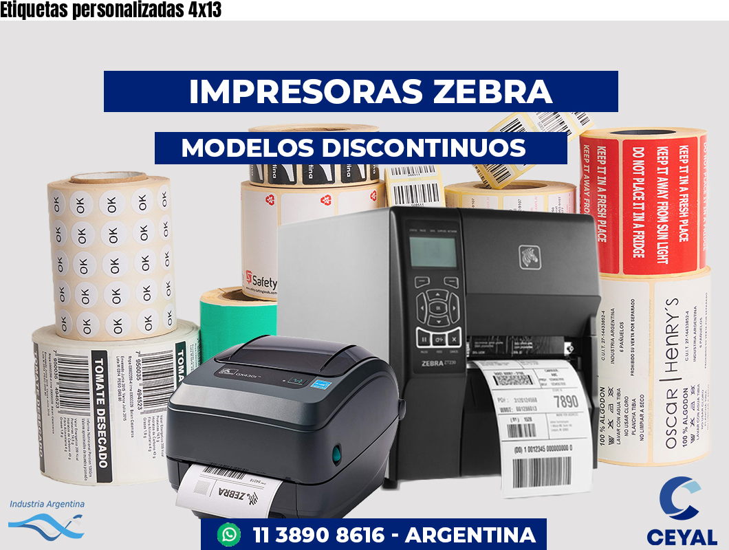 Etiquetas personalizadas 4x13